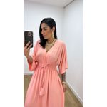 Vestido Talita Liso Pêssego
