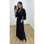 Vestido Talita Liso Preto