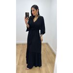 Vestido Talita Liso Preto
