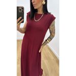 Vestido Eloah Vinho