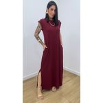 Vestido Eloah Vinho