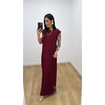 Vestido Eloah Vinho