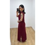 Vestido Eloah Vinho