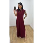 Vestido Eloah Vinho