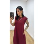 Vestido Eloah Vinho