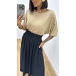 Saia Violeta Preta