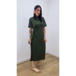 Vestido Manuela Verde Militar
