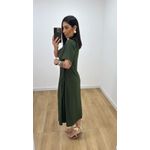 Vestido Manuela Verde Militar