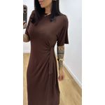 Vestido Manuela Marrom