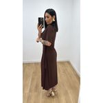 Vestido Manuela Marrom