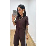 Conjunto Kaly MC Marrom