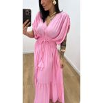 Vestido Tássia Rosa Bebê