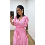 Vestido Tássia Rosa Bebê