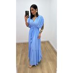 Vestido Tássia Azul Bebê