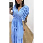 Vestido Tássia Azul Bebê