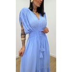 Vestido Tássia Azul Bebê