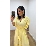 Vestido Tássia Amarelo Manteiga