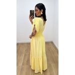Vestido Tássia Amarelo Manteiga
