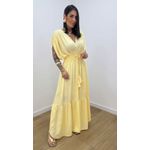 Vestido Tássia Amarelo Manteiga