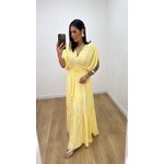 Vestido Tássia Amarelo Manteiga