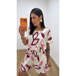 Macaquinho Turquia Rose