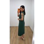 Vestido Manu Verde Folha