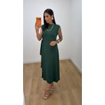 Vestido Manu Verde Folha