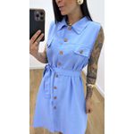 Vestido Glória Azul