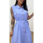 Vestido Glória Azul