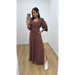 Vestido Karen Marrom