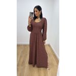 Vestido Karen Marrom