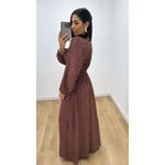 Vestido Karen Marrom