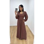 Vestido Karen Marrom