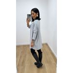 Poncho Mônica Cinza