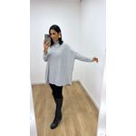 Poncho Mônica Cinza