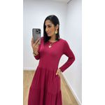 Vestido Flávia ML Cereja