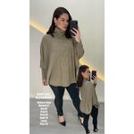 Poncho Mousse Areia
