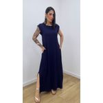 Vestido Eloah Azul Marinho