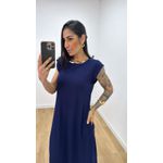 Vestido Eloah Azul Marinho