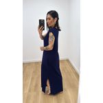Vestido Eloah Azul Marinho