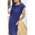 Vestido Eloah Azul Marinho