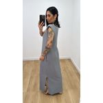Vestido Eloah Cinza