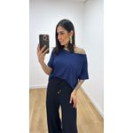 Blusa Sandra Azul Marinho