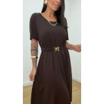 Vestido Rebeca Marrom