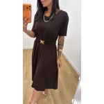 Vestido Rebeca Marrom