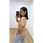 Tshirt Babado Nude