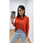 Blusa Telma Bassi Terracota