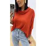 Blusa Telma Bassi Terracota