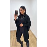 Poncho Aberto Preto
