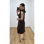 Vestido Maya Marrom